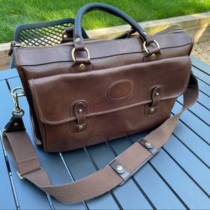 GHURKA The Satchel No. 17 Vintage Brown Leather Messenger Bag